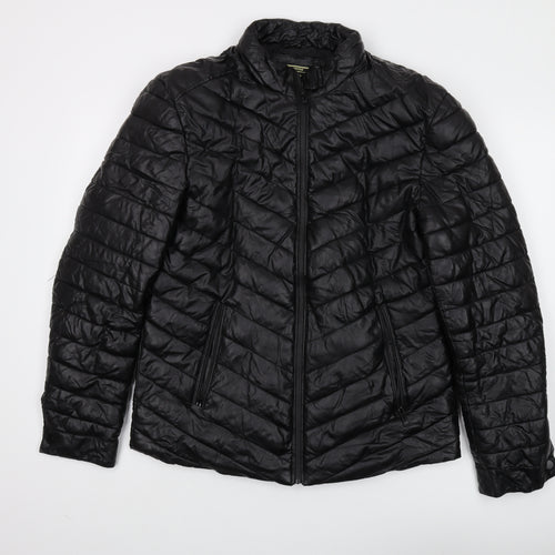 Koton Women's Black Puffer Jacket M - Mid-Length