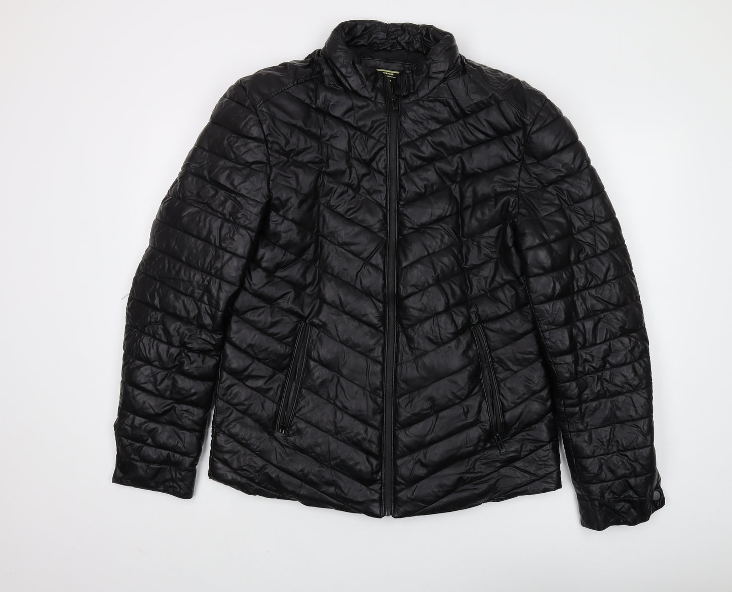 Koton Women's Black Puffer Jacket M - Mid-Length