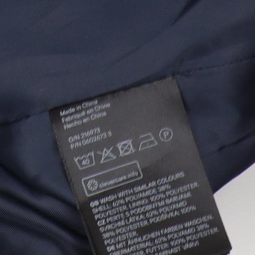 H&M Men's Blue Bomber Jacket M Lightweight Stylish