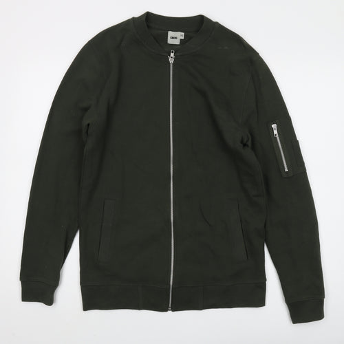 ASOS Men's Green Full-Zip Sweatshirt XS