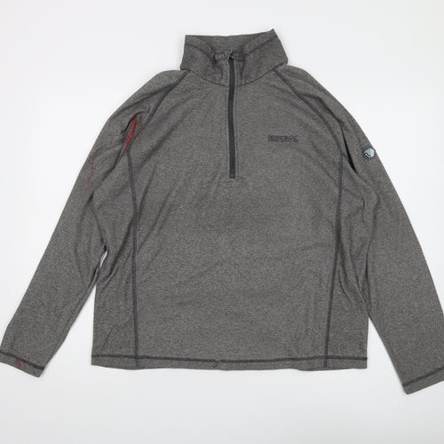 Regatta Men's Grey XL 1/4 Zip Sweatshirt