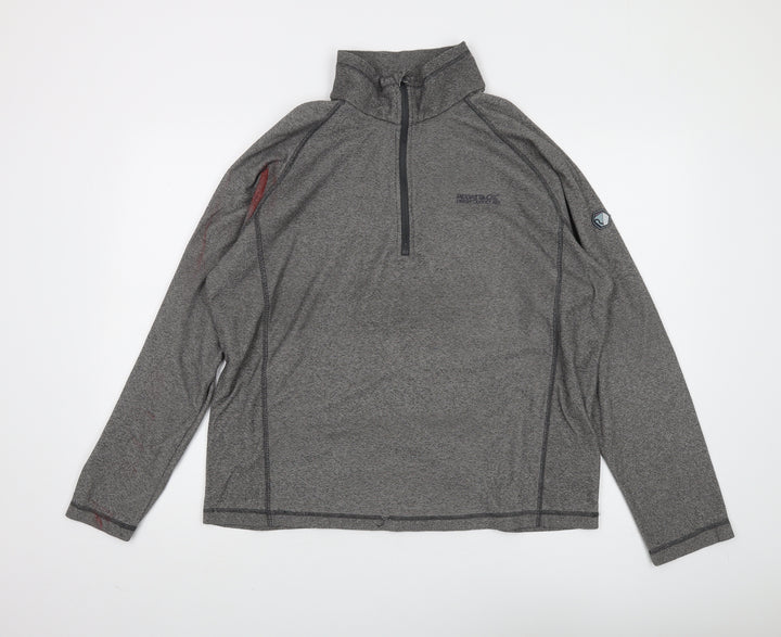 Regatta Men's Grey XL 1/4 Zip Sweatshirt