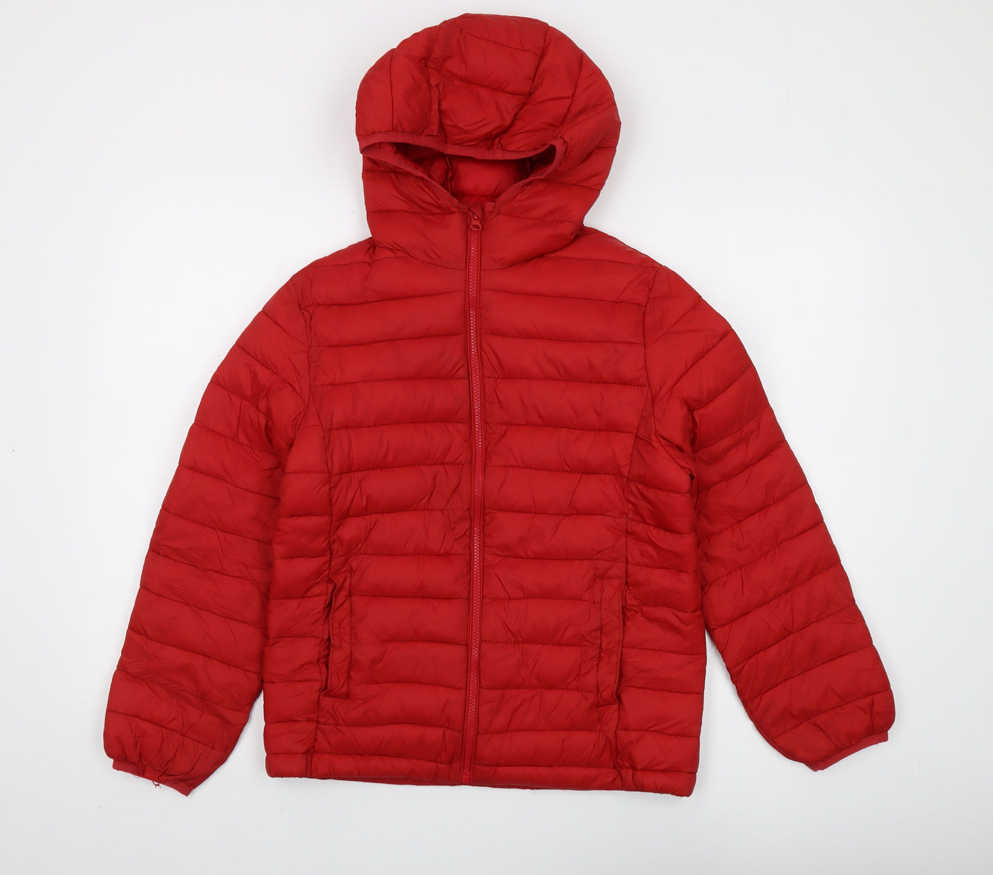 MNG Boys Red Hooded Puffer Jacket 13-14 Years