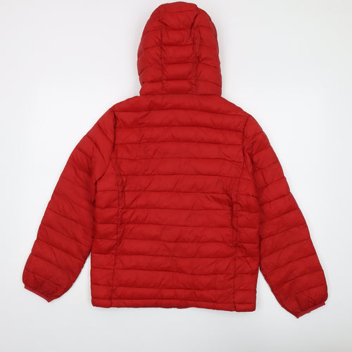 MNG Boys Red Hooded Puffer Jacket 13-14 Years