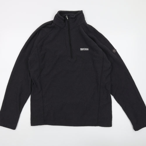 Regatta Men's Black 1/4 Zip Fleece M Outdoor Sweatshirt