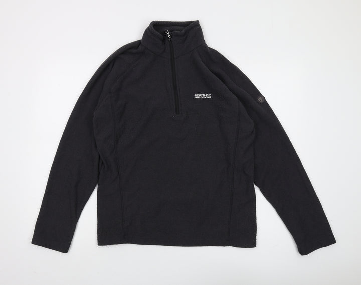 Regatta Men's Black 1/4 Zip Fleece M Outdoor Sweatshirt