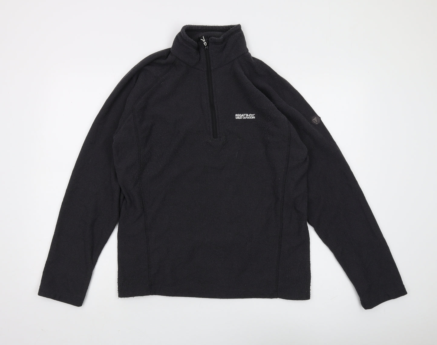 Regatta Men's Black 1/4 Zip Fleece M Outdoor Sweatshirt