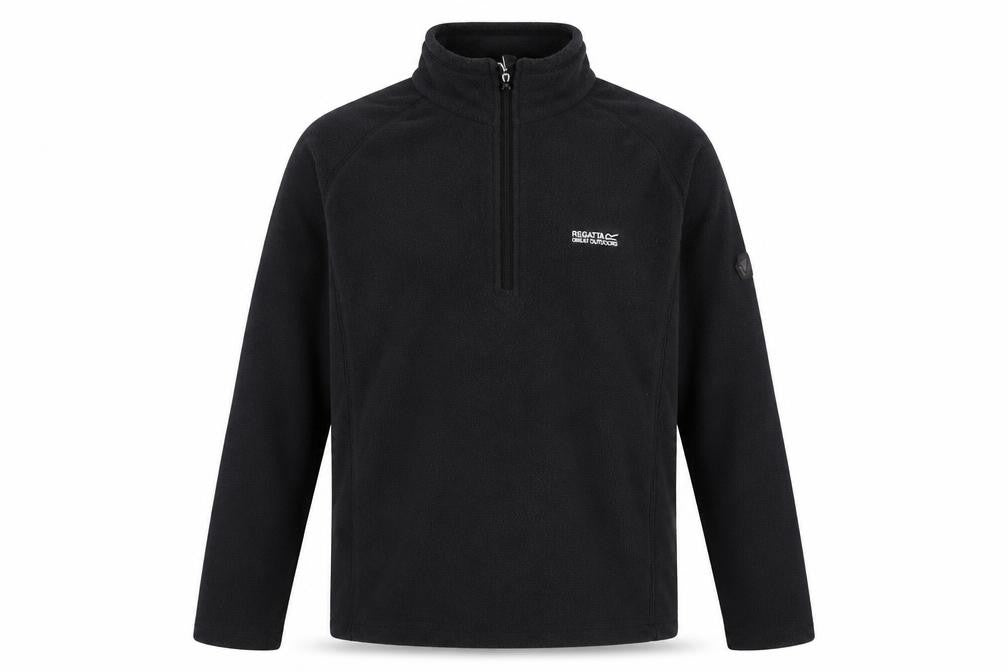 Regatta Men's Black 1/4 Zip Fleece M Outdoor Sweatshirt