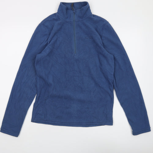 Peter Storm Blue XS Unisex 1/4 Zip Fleece Sweatshirt