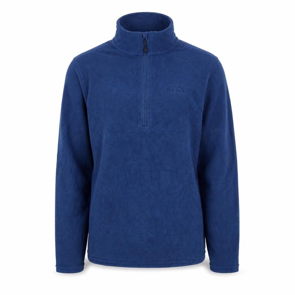 Peter Storm Blue XS Unisex 1/4 Zip Fleece Sweatshirt