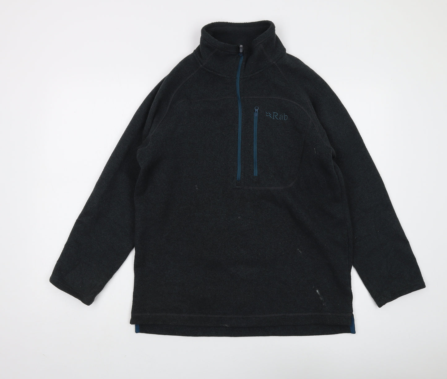 Rab Men's Black 1/2 Zip Sweatshirt Fleece Outdoor M