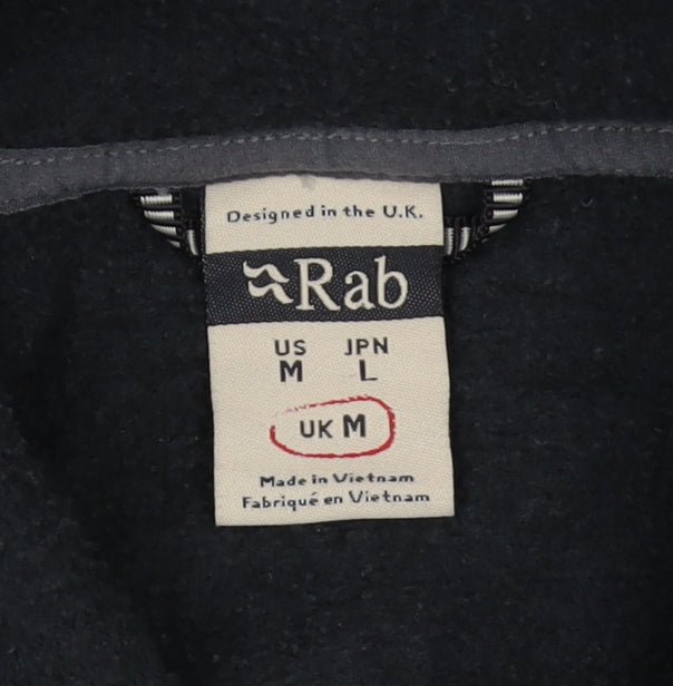 Rab Men's Black 1/2 Zip Sweatshirt Fleece Outdoor M