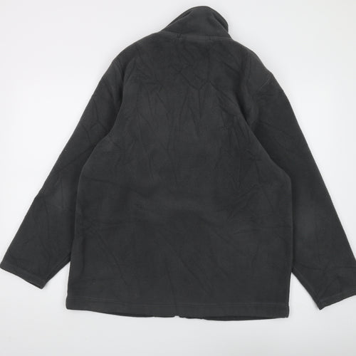 Cotswold Collections Black Full Zip Fleece Sweatshirt L