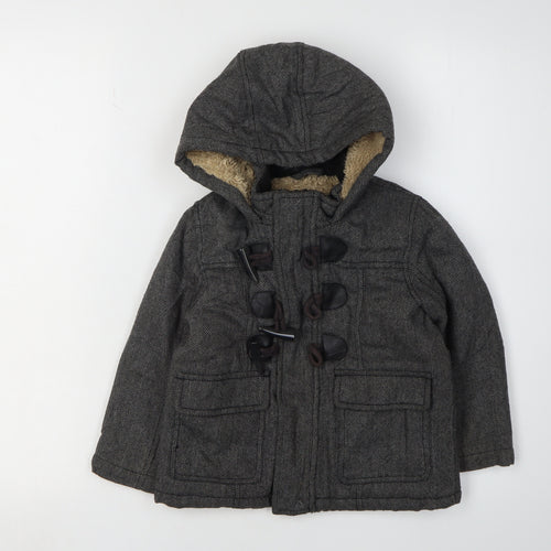 John Lewis Boys Grey Duffle Coat 3 Years
