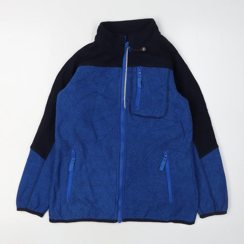 Crane Boys Blue Basic Jacket 9-10 Years Full Zip