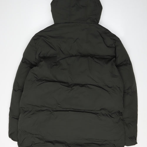 Marks & Spencer Men's Green XL Puffer Jacket with Hood