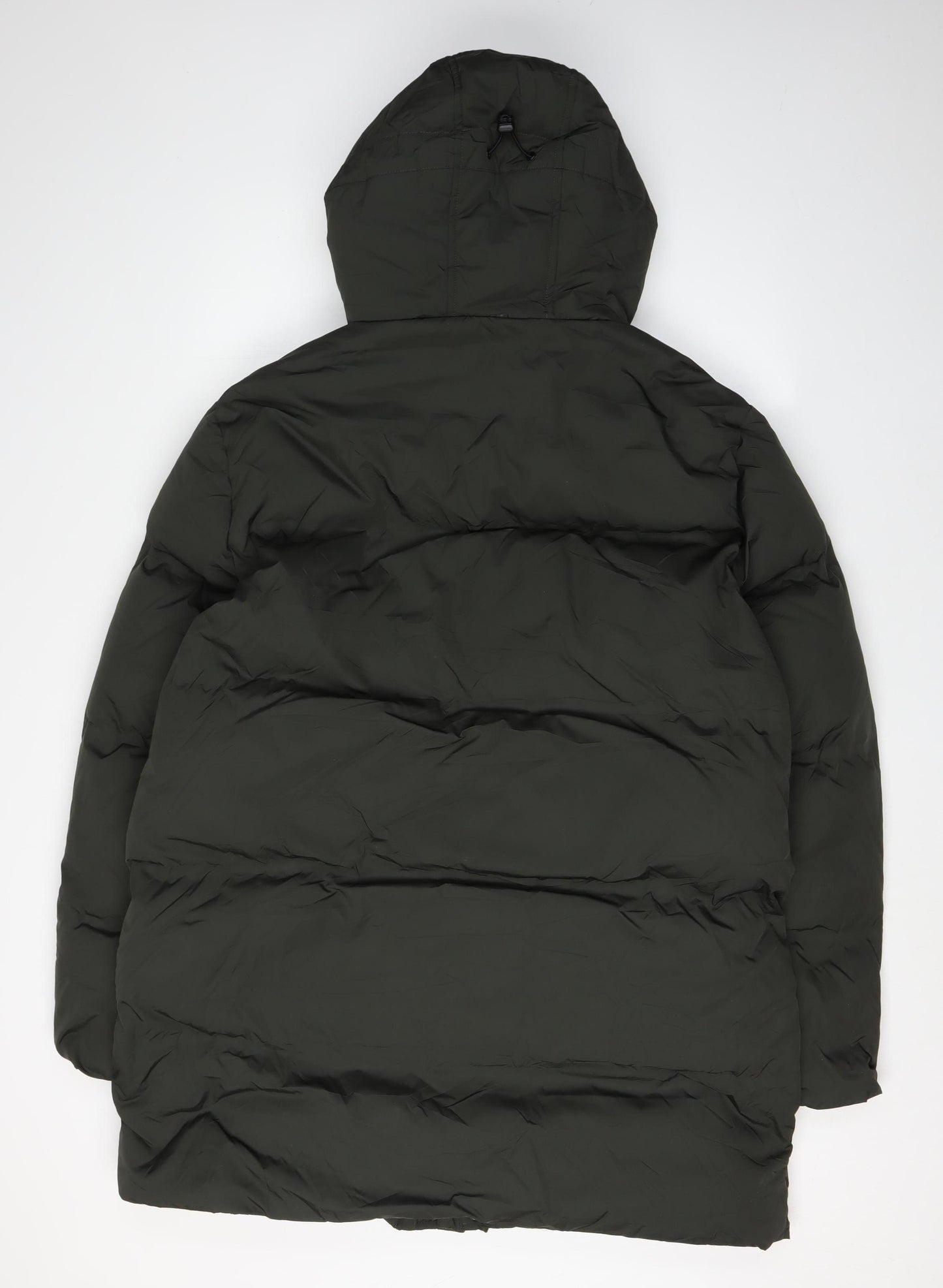 Marks & Spencer Men's Green XL Puffer Jacket with Hood