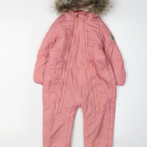 Regatta Pink Unisex Toddler Snowsuit 24-36M Winter Hooded