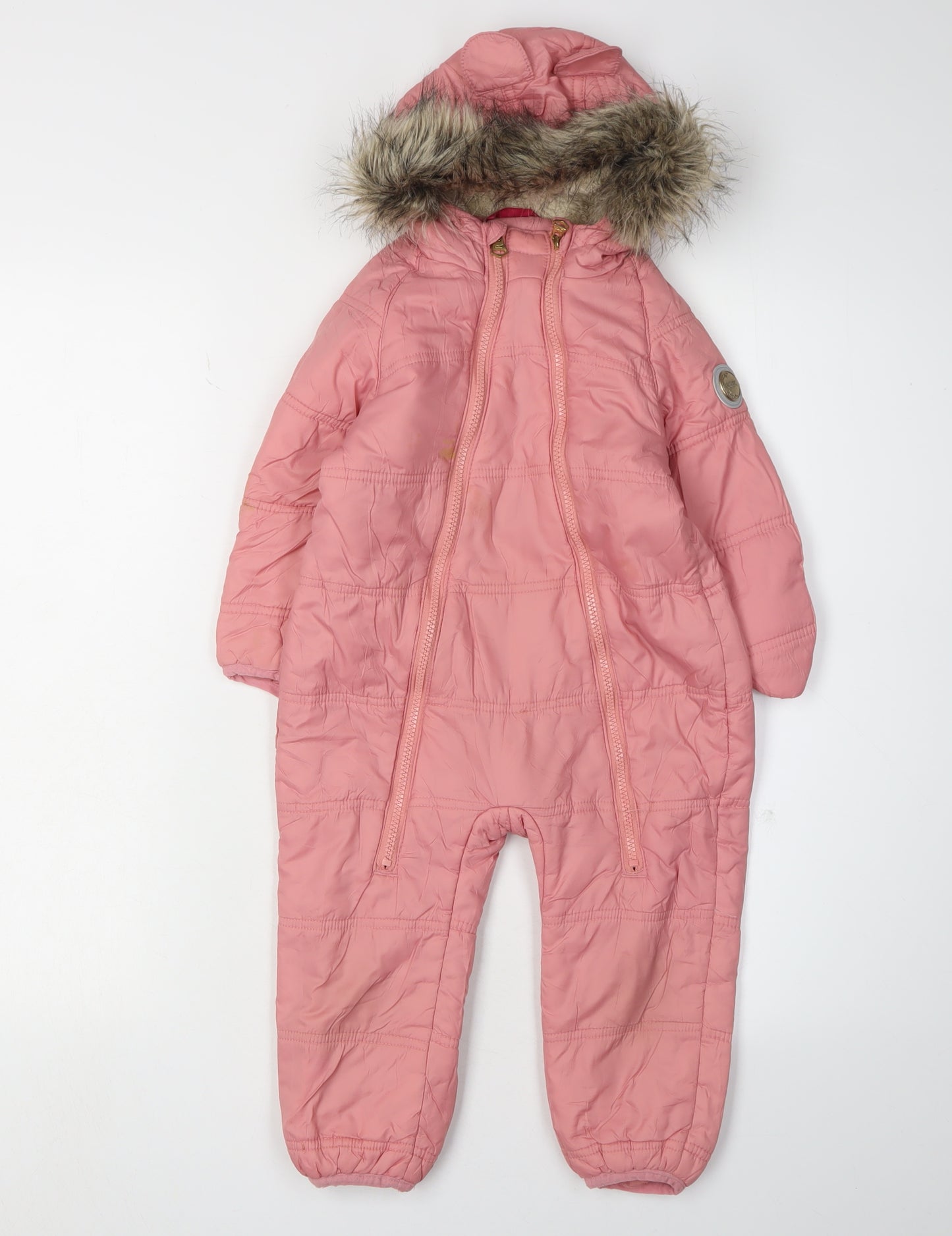 Regatta Pink Unisex Toddler Snowsuit 24-36M Winter Hooded