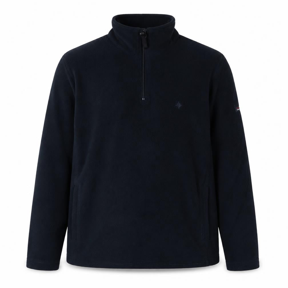 Maine New England Men's Black 1/2 Zip Sweatshirt, Size S