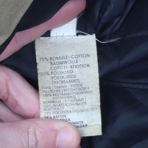 Panwear Women's Brown Hooded Parka Jacket Size 10 Casual