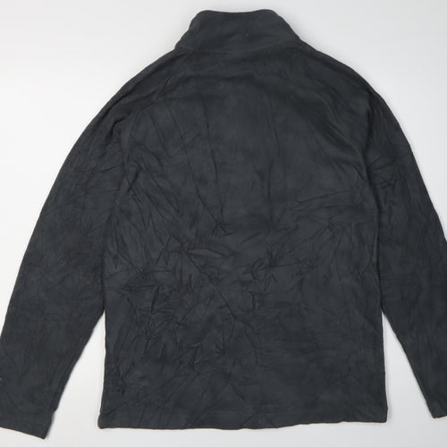 Starter Men's Grey 1/2 Zip Fleece Sweatshirt - Size S, Lightweight