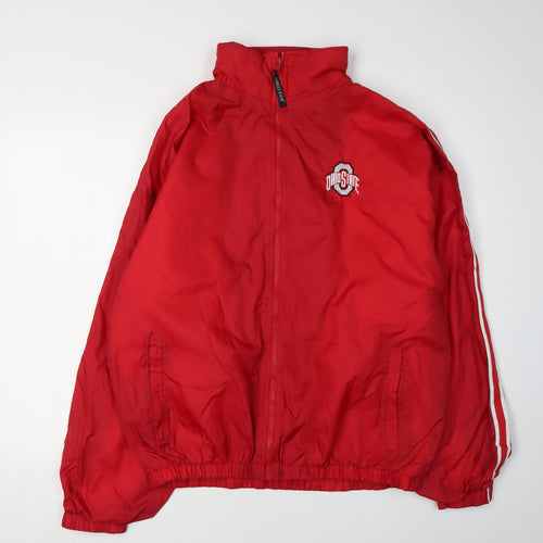Charles River Men’s Red Windbreaker Jacket L