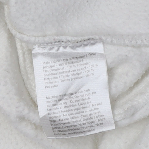 Regatta Women's White Fleece Jacket Size 16 Outdoor Casual