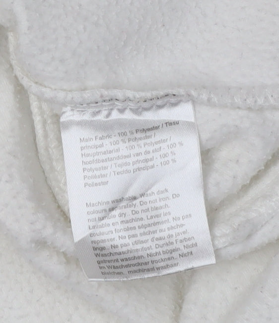 Regatta Women's White Fleece Jacket Size 16 Outdoor Casual