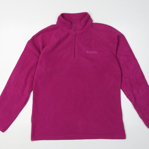 Mountain Warehouse Women's Purple Fleece Pullover UK 14