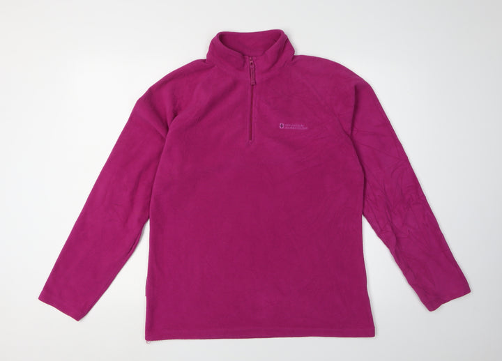 Mountain Warehouse Women's Purple Fleece Pullover UK 14