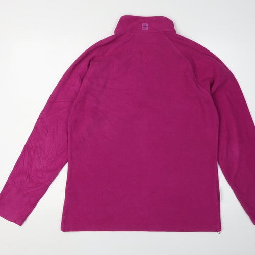 Mountain Warehouse Women's Purple Fleece Pullover UK 14