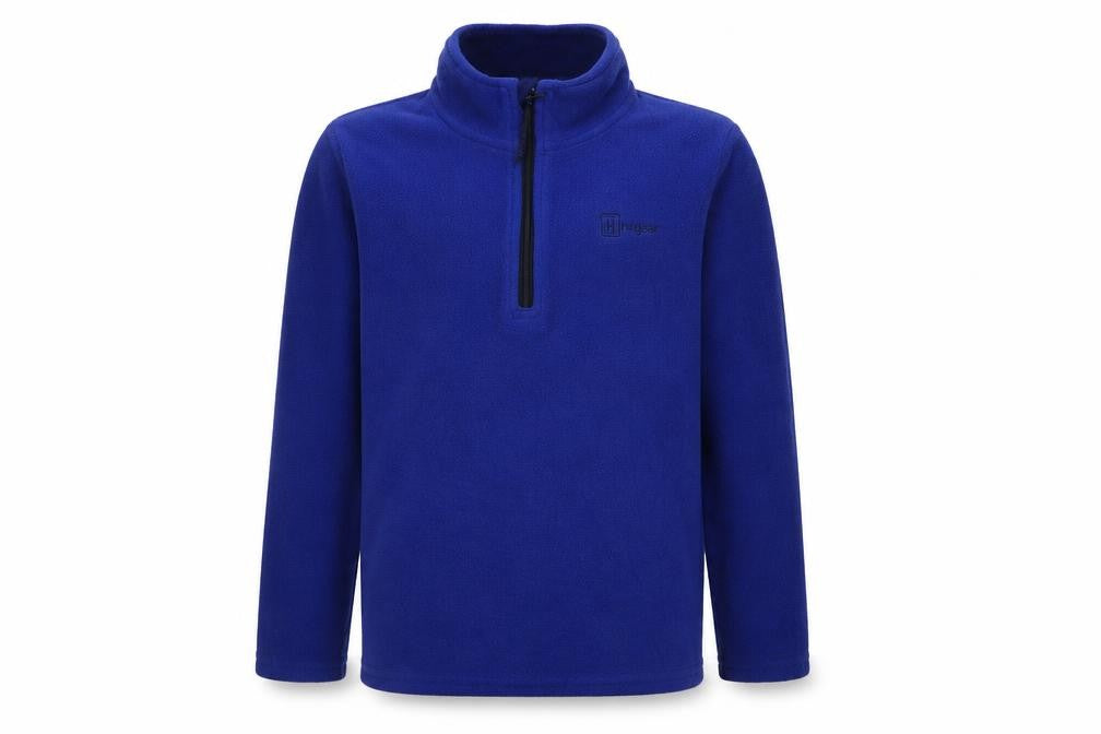 Hi Gear Boys Blue Fleece 1/4 Zip Jersey 7-8 Years