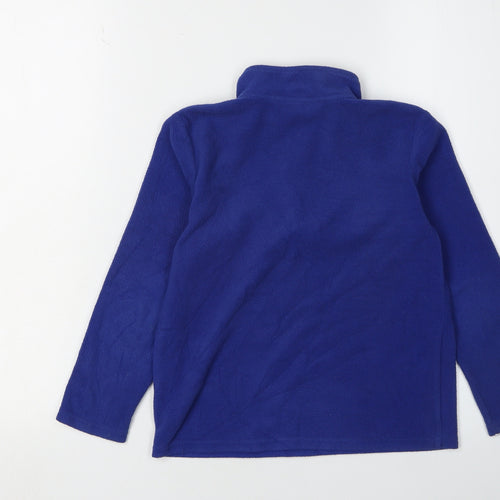 Hi Gear Boys Blue Fleece 1/4 Zip Jersey 7-8 Years