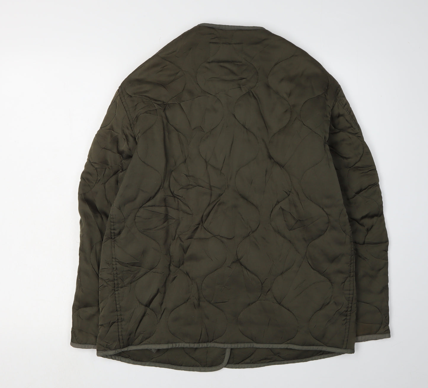 AllSaints Men's Green XS Quilted Jacket