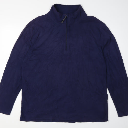 Peter Storm Men's Blue 1/4 Zip Sweatshirt L