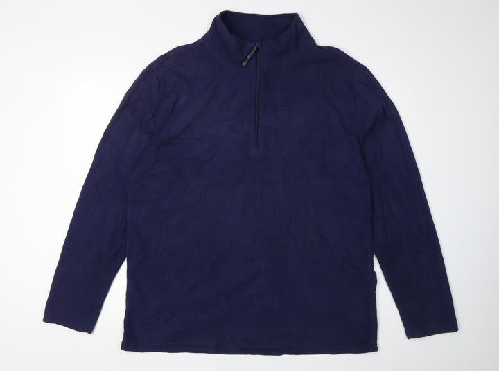Peter Storm Men's Blue 1/4 Zip Sweatshirt L