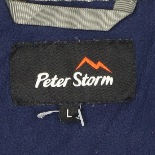 Peter Storm Men's Blue 1/4 Zip Sweatshirt L
