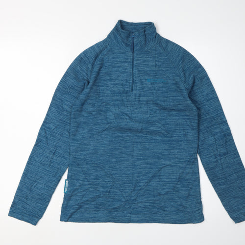 Mountain Warehouse Blue Women's Henley Hoodie Size 8