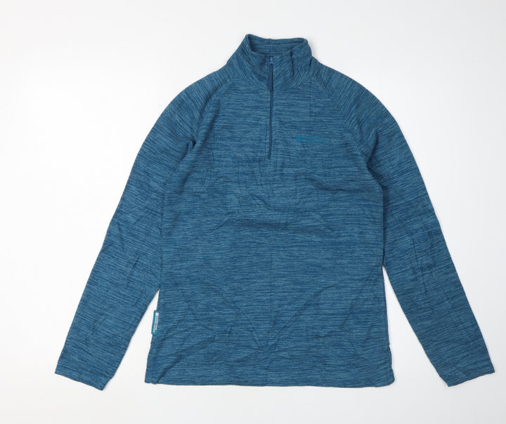 Mountain Warehouse Blue Women's Henley Hoodie Size 8