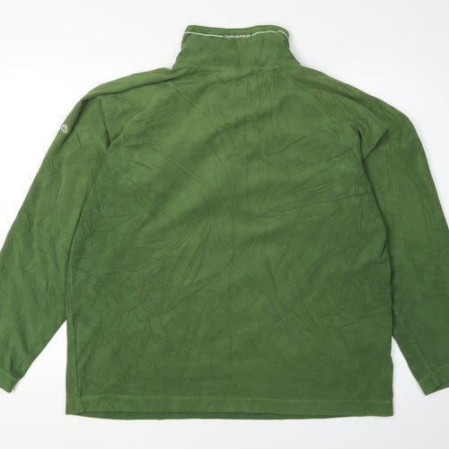Craghoppers Men's Green 1/2 Zip Fleece Sweatshirt, Size L