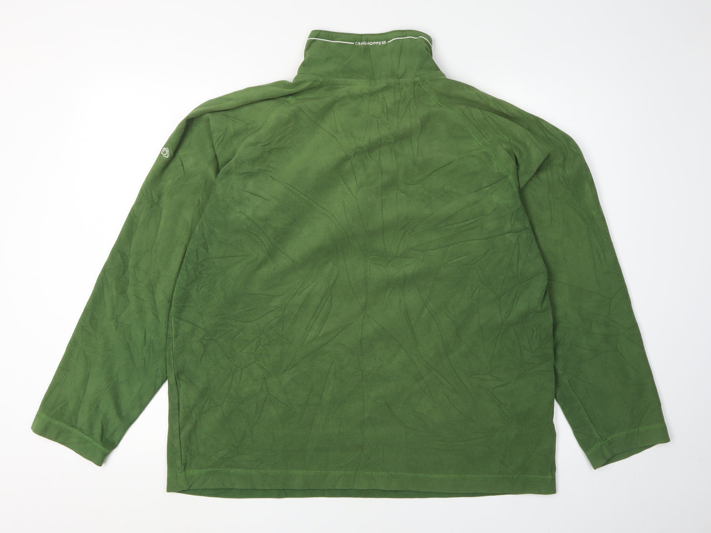 Craghoppers Men's Green 1/2 Zip Fleece Sweatshirt, Size L