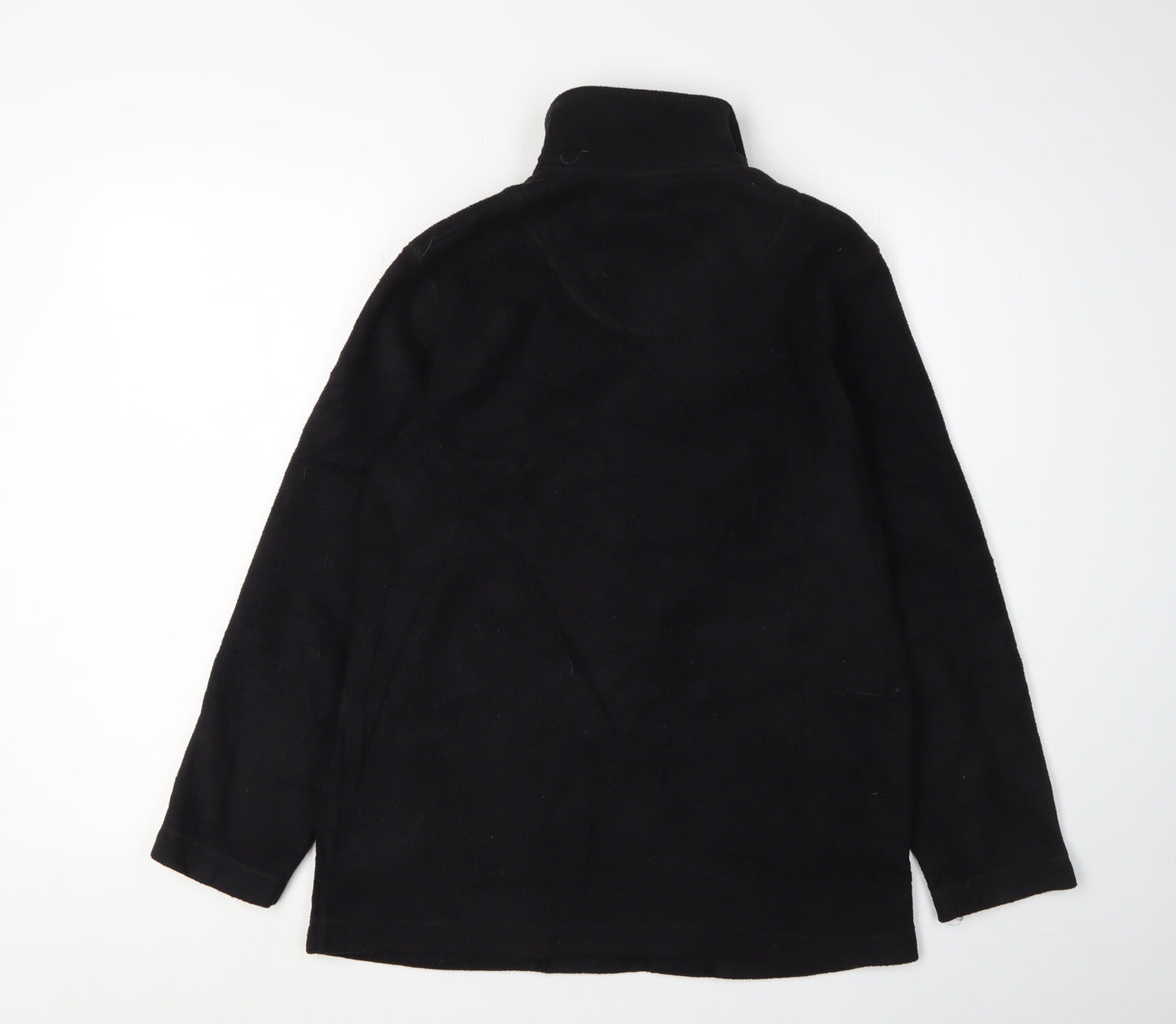 nx Women's Black Fleece Jacket S Casual Zip Pockets