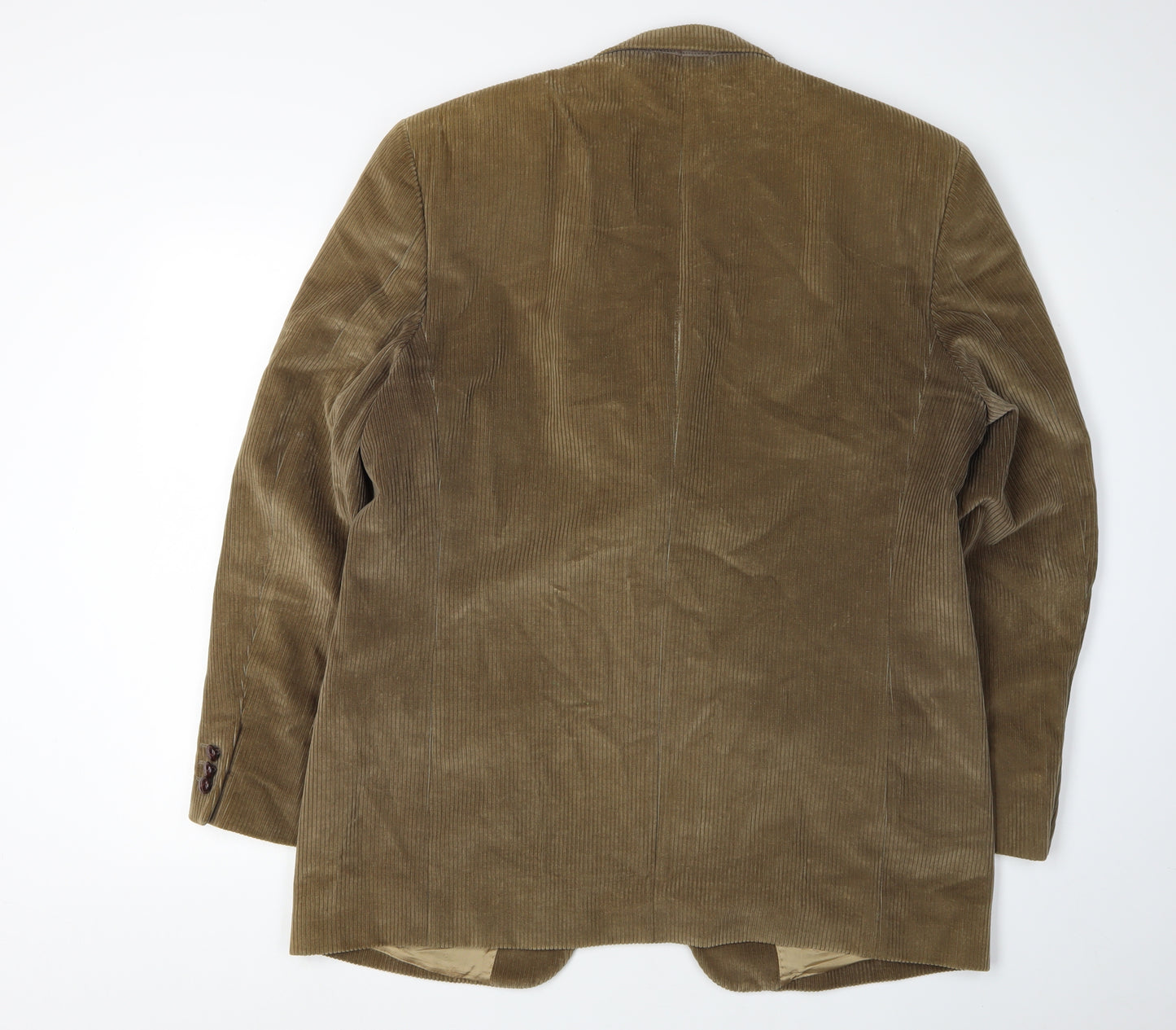 Wolsey Men's Brown Corduroy Blazer 42 Single-Breasted