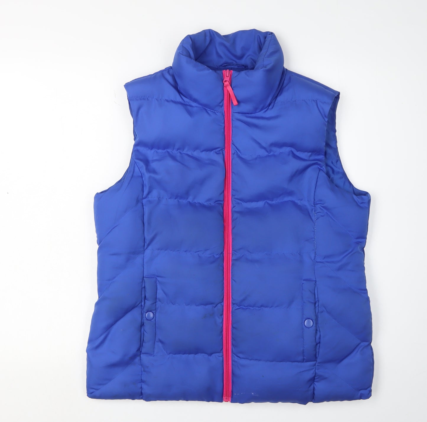 Originals Women's Blue Puffer Waistcoat Size 14