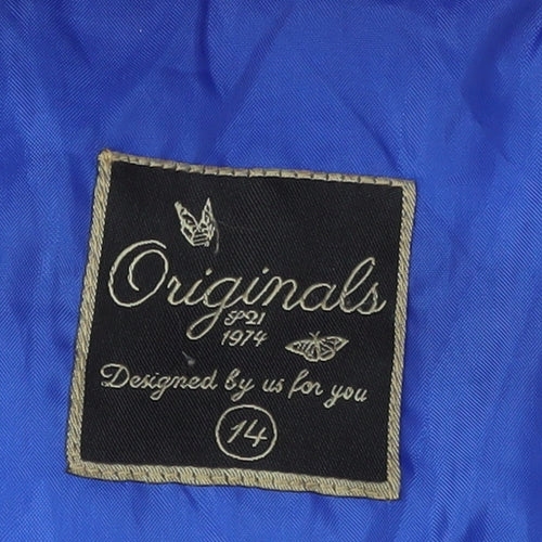 Originals Women's Blue Puffer Waistcoat Size 14