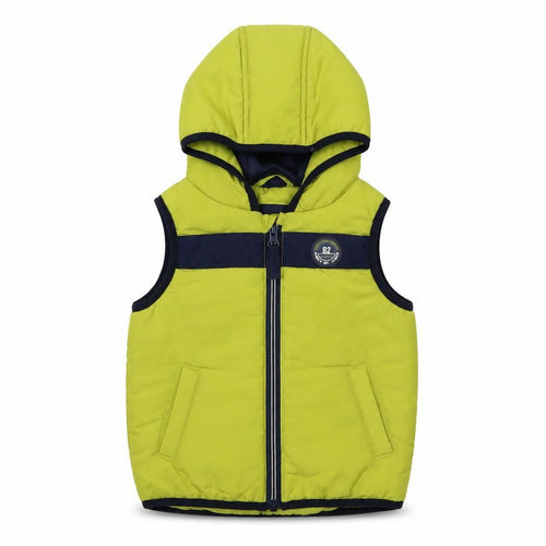 Next Boys Green Sleeveless Hooded Bodywarmer 2 Years