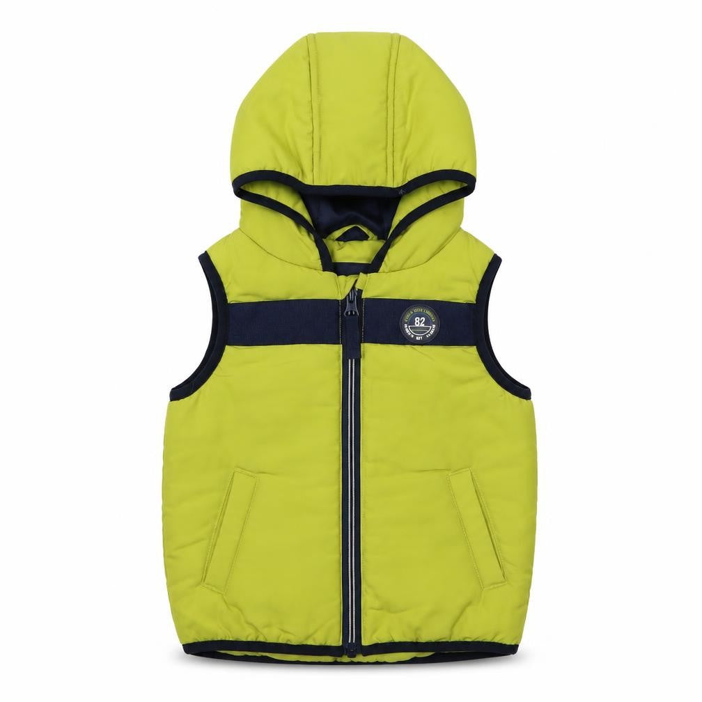 Next Boys Green Sleeveless Hooded Bodywarmer 2 Years