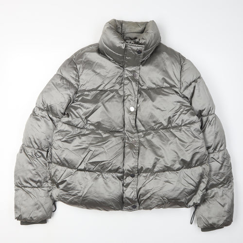 Label of Graded Goods Grey Women's Puffer Jacket Size 8