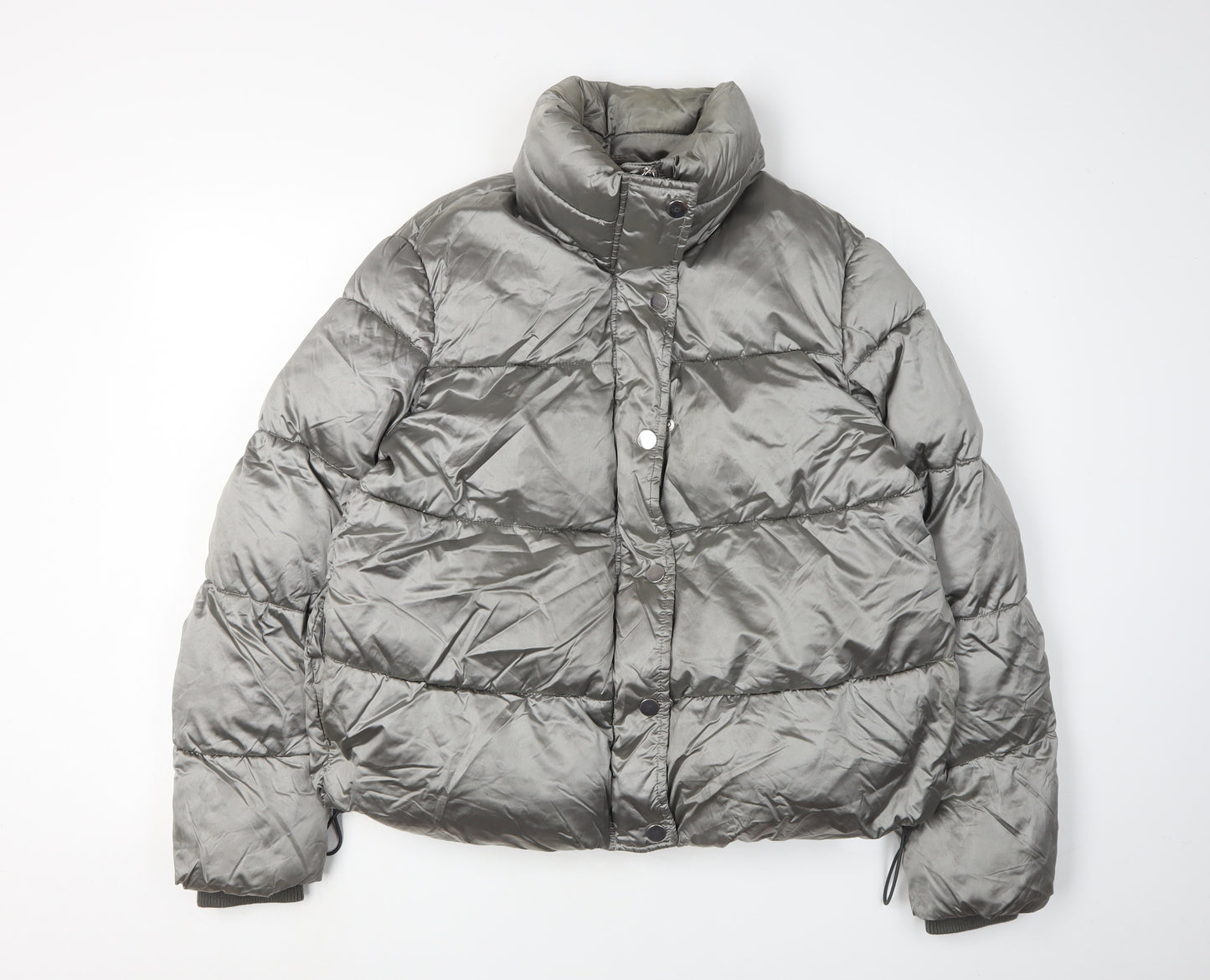 Label of Graded Goods Grey Women's Puffer Jacket Size 8